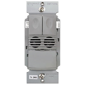 Wattstopper-DSW-302-G Dual Technology Dual Rellay Wall Switch Occupancy Sensor, 120/277V, Gray