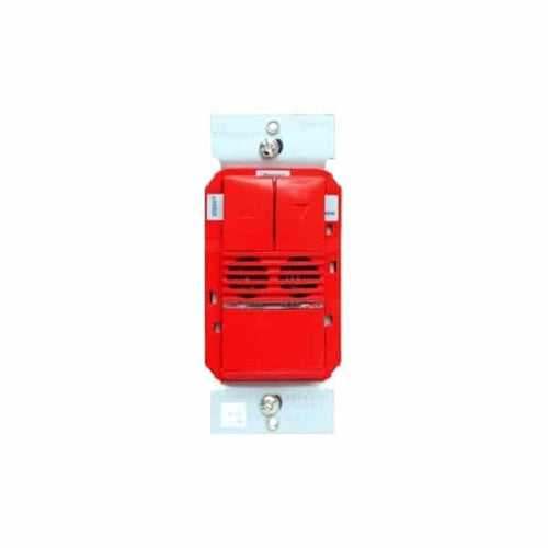 Wattstopper DW-200-R Dual Tech Wall Switch Occupancy Sensor, 2 Relays, 120/277V, Red