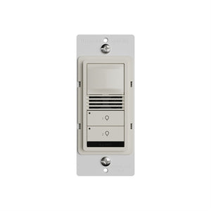 Wattstopper-LMDW-220-LA DLM Wired Standard Sensor Switch 2 Button, Light Almond