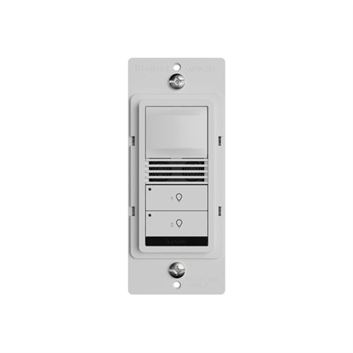 Wattstopper-LMDW-220-W DLM Wired Standard Sensor Switch 2 Button, White