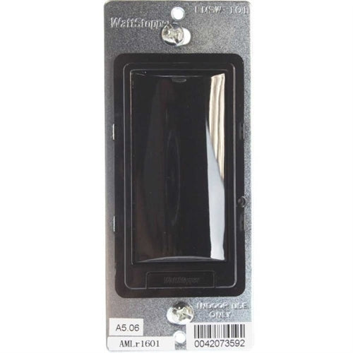 Wattstopper LMSW-101-B Digital Wall Switch, 1-Button with Infrared, Black