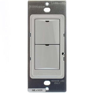 Wattstopper LMSW-102-W Digital Wall Switch, 2-Button with Infrared, White