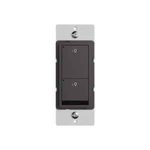 Wattstopper LMSW-220-BR 2-Button Standard Wall Switch, Brown