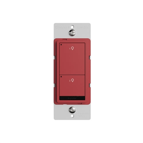 Wattstopper LMSW-220-RED 2-Button Standard Wall Switch, Red