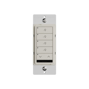 Wattstopper LMSW-241-LA Digital Wall Switch, 4-Button, 1-Rocker Standard Wall Switch, Light Almond