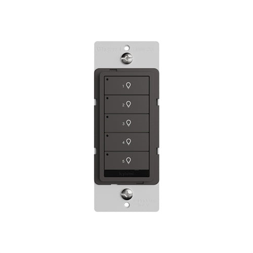 Wattstopper LMSW-250-BR 5-Button Standard Wall Switch, Brown