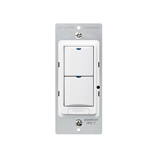 Wattstopper LVSW-102-G 2-Button Low Voltage Wall Switch, Gray