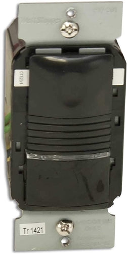 Wattstopper PW-301-B PIR Wall Switch Occupancy Sensor, 120/277V, Black
