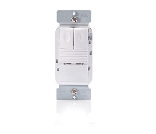 Wattstopper PW-302-W PIR Dual Relay Wall Switch Occupancy Sensor, 120/277V, White