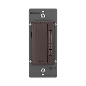 Wattstopper RT2DB Radiant 0-600W 1/6 HP 4-Button Digital Timer, Dark Bronze