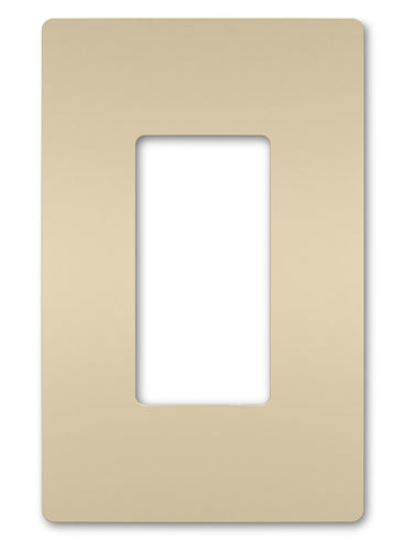Wattstopper RWP26I Radiant 1-Gang Screwless Wallplate, Ivory