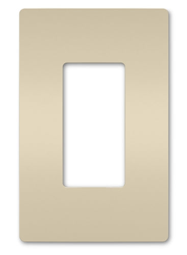 Wattstopper RWP26LA Radiant 1-Gang Screwless Wallplate, Light Almond