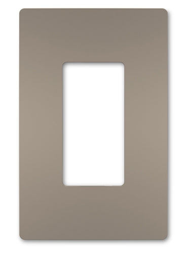 Wattstopper RWP26NI Radiant 1-Gang Screwless Wallplate, Nickel