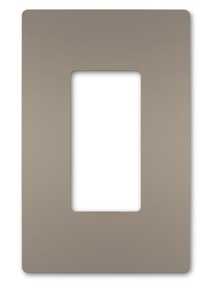 Wattstopper RWP26NI Radiant 1-Gang Screwless Wallplate, Nickel