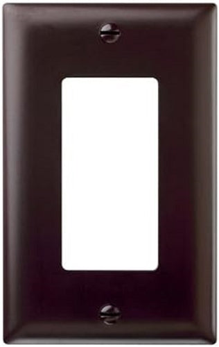 Wattstopper TP26CC15 Thermoplastic 1-Gang Decorator Wall Plate, Brown