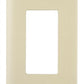Wattstopper TP26ICC100 Thermoplastic 1-Gang Decorator Wall Plate, Ivory