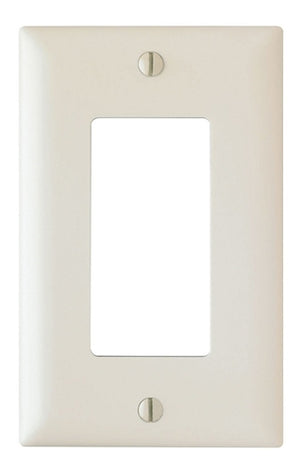 Wattstopper TP26LACC100 Thermoplastic 1-Gang Decorator Wall Plate, Light Almond