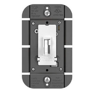 Wattstopper TSD1103PW Toggle Slide Dimmer Incandescent Single Pole/3-Way, 1100WWhite