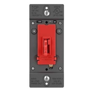 Wattstopper TSD703PTURED Trademaster 450W Tru-Universal Singple Pole/ 3-Way Toggle Slide Dimmer, Preset, Red