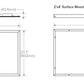 Columbia Lighting CFP24-7540 2'x4' Edge-Lit Flat Panel, 7500 Lumens, 4000K, 120-277V