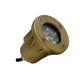 Focus Industries SL-33-SMLED 12V 4W LED Brass Underwater Light, Side Mount, Brass Finish