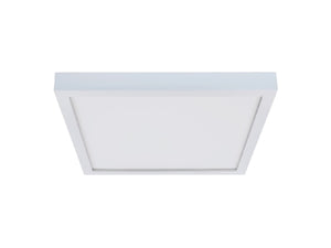 Halo SMD12S209SWHE 12" Square Surface Mount Downlight, 2000 Lumens, 90 CRI, Field Selectable 2700K, 3000K, 3500K, 4000K, or 5000K Color Temperature, 120-277V, Matte White