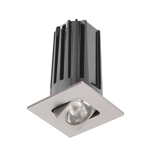 Juno 2" LED 2LEDTRIM G2 SQADJ 40K 80CRI NFL SN Recessed Lighting 2" LED Gen 2 Square Adjustable 4100K 80 CRI, Narrow Flood Beam, Satin Nickel Finish