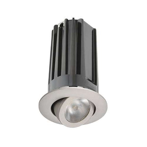 Juno 2" LED 2LEDTRIM G2 ADJ 35K 80CRI FL SN Recessed Lighting 2" LED Gen 2 Round Adjustable 3500K 80 CRI, Flood Beam, Satin Nickel Finish