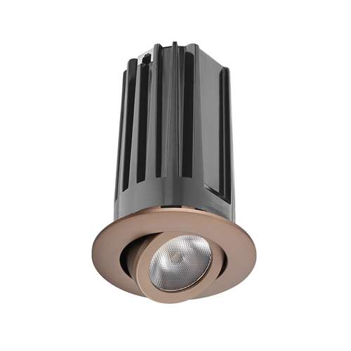 Juno 2" LED 2LEDTRIM G2 ADJ 35K 80CRI SP BZ Recessed Lighting 2" LED Gen 2 Round Adjustable 3500K 80 CRI, Spot Beam, Bronze Finish