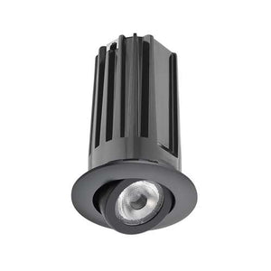 Juno 2" LED 2LEDTRIM G2 ADJ 40K 80CRI NFL BL Recessed Lighting 2" LED Gen 2 Round Adjustable 4100K 80 CRI, Narrow Flood Beam, Black Finish