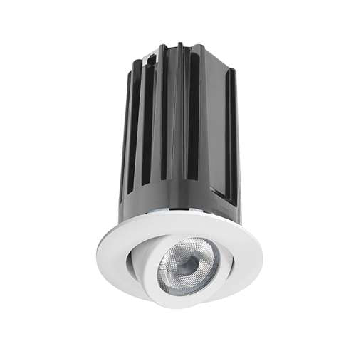 Juno 2" LED 2LEDTRIM G2 ADJ 40K 80CRI SP WH Recessed Lighting 2" LED Gen 2 Round Adjustable 4100K 80 CRI, Spot Beam, White Finish