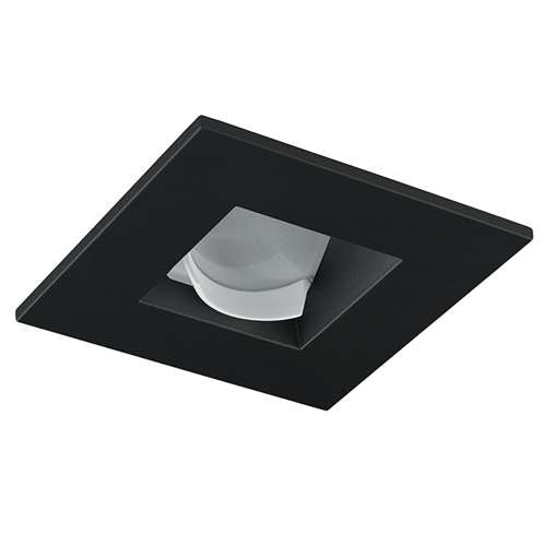 Juno Aculux  2SQWW BD SF Recessed Lighting 2" LED Square Architectural Wall Wash, Black Haze Self Flanged Trim