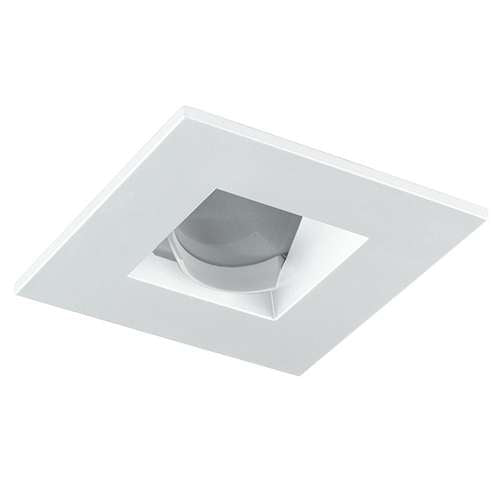 Juno Aculux  2SQWW W SF Recessed Lighting 2" LED Square Architectural Wall Wash, White Self Flanged Trim
