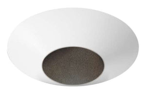 Juno Aculux 3ABV BS WHSF WET Recessed Lighting 3-1/4" Adjustable Regressed Lensed Pinhole Line Voltage, Low Voltage, LED, Black Alzak Reflector, White Trim