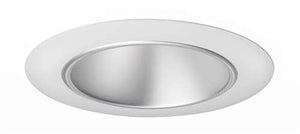 Juno Aculux 3AC20 CD WHR Recessed Lighting 3-1/4" Line Voltage, Low Voltage, LED Downlight 20 Degree Angle Cut Lensed, Haze Alzak Reflector, White Trim