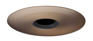 Juno Aculux 3APIN BS ABZR WET Recessed Lighting 3-1/4" Adjustable Lensed Pinhole Line Voltage, Low Voltage, LED, Black Alzak Reflector, Aged Bronze Trim
