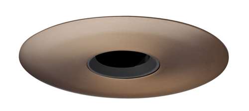 Juno Aculux 3APIN BS ABZR WET Recessed Lighting 3-1/4" Adjustable Lensed Pinhole Line Voltage, Low Voltage, LED, Black Alzak Reflector, Aged Bronze Trim