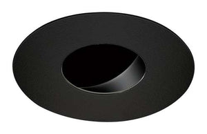 Juno Aculux 3APINLG BS BLSF Recessed Lighting 3-1/4" Line Voltage, Low Voltage, LED Adjustable Pinhole Black Alzak Reflector, Black Trim
