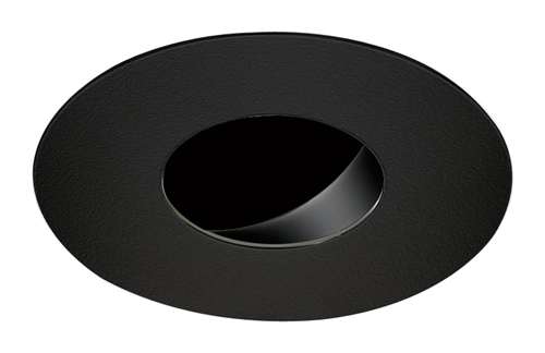 Juno Aculux 3APINLG BS BLFM Recessed Lighting 3-1/4" Line Voltage, Low Voltage, LED Adjustable Flush Mount Pinhole Black Alzak Reflector, Black Trim