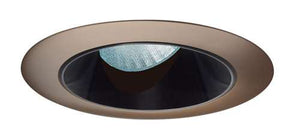 Juno Aculux 3ASLOT BS ABZR Recessed Lighting 3-1/4" Line Voltage, Low Voltage, LED Slot Angle Cut , Black Alzak Reflector, Aged Bronze Trim