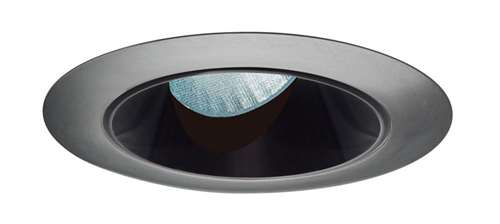 Juno Aculux 3ASLOT BS SCR Recessed Lighting 3-1/4" Line Voltage, Low Voltage, LED Slot Angle Cut , Black Alzak Reflector, Satin Chrome Trim