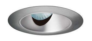 Juno Aculux 3ASLOT CD SCR Recessed Lighting 3-1/4" Line Voltage, Low Voltage, LED Slot Angle Cut , Haze Alzak Reflector, Satin Chrome Trim