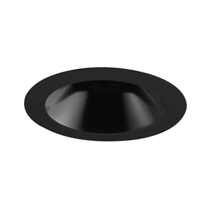 Juno Aculux  3DH BS SF Recessed Lighting 3-1/4" Hyperbolic LED Downlight, Self Flanged Reflector, Black Alzak Finish