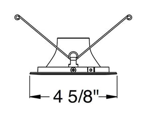 Juno Aculux  3DH CD SF Recessed Lighting 3-1/4" Hyperbolic LED Downlight, Self Flanged Reflector, Haze Alzak Finish