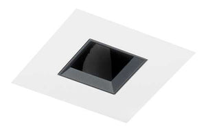 Juno Aculux 3SQD CD SF WET Recessed Lighting 3-1/4" Line Voltage, Low Voltage, LED Square Downlight Lensed Reflector Self Flanged, Haze Trim