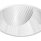 Juno Aculux 3WW CS FM Recessed Lighting 3-1/4" Line Voltage, Low Voltage, LED Downlight Lensed Wall Wash, Clear Alzak Reflector, Flush Mount Trim