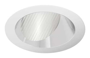 Juno Aculux 3WW CS SF Recessed Lighting 3-1/4" Line Voltage, Low Voltage, LED Downlight Lensed Wall Wash, Clear Alzak Reflector, Self Flanged Trim