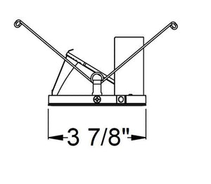 Juno Aculux 3WW CD FM Recessed Lighting 3-1/4" Line Voltage, Low Voltage, LED Downlight Lensed Wall Wash, Haze Alzak Reflector, Flush Mount Trim