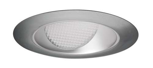 Juno Aculux 3WW CD SCR Recessed Lighting 3-1/4" Line Voltage, Low Voltage, LED Downlight Lensed Wall Wash, Haze Alzak Reflector, Satin Chrome Trim