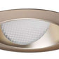 Juno Aculux 3WW WTD ABZR Recessed Lighting 3-1/4" Line Voltage, Low Voltage, LED Downlight Lensed Wall Wash, Wheat Haze Alzak Reflector, Aged Bronze Trim